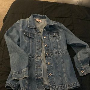 Blue denim jean jacket